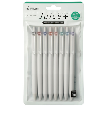パイロット（PILOT）　ゲルインキボールペン　ジュースプラス　0.4mm　LJL-14-8C　8色セット