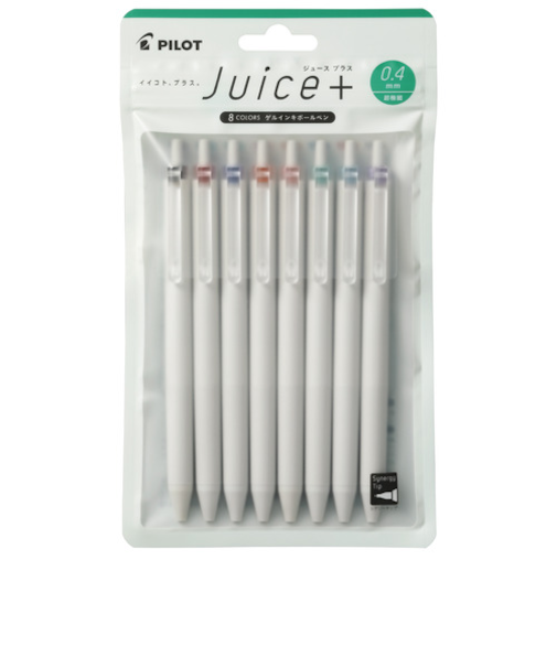 パイロット（PILOT）　ゲルインキボールペン　ジュースプラス　0.4mm　LJL-14-8C　8色セット