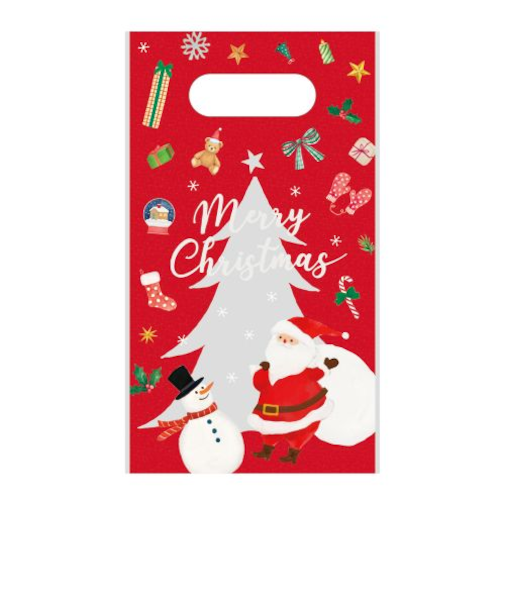 【クリスマス】　包む　小判抜きビニールBAG　エトワール　CV052　8枚入