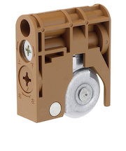 ベスト　二次元調整戸車　Y型　ブラウン