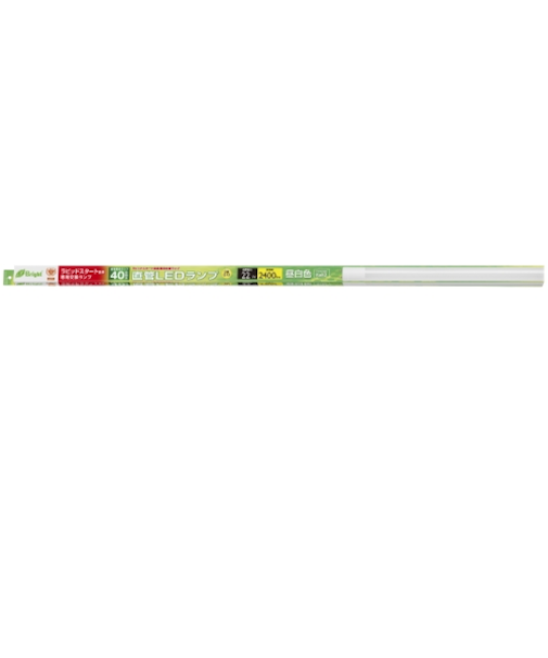 オーム電機（OHM）　直管LEDランプ　ラピッドスタート形器具専用　40形相当　G13　昼白色　LDF40SS・N／22／24PA