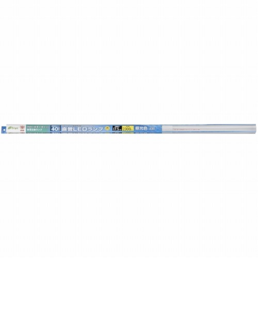 オーム電機（OHM）　直管LEDランプ　40形相当　G13　昼光色　グロースタータ器具専用片側給電仕様　LDF40SS・D／17／23