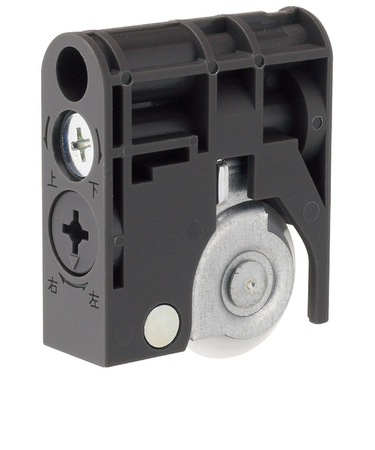 ベスト　二次元調整戸車　V型　アンバー