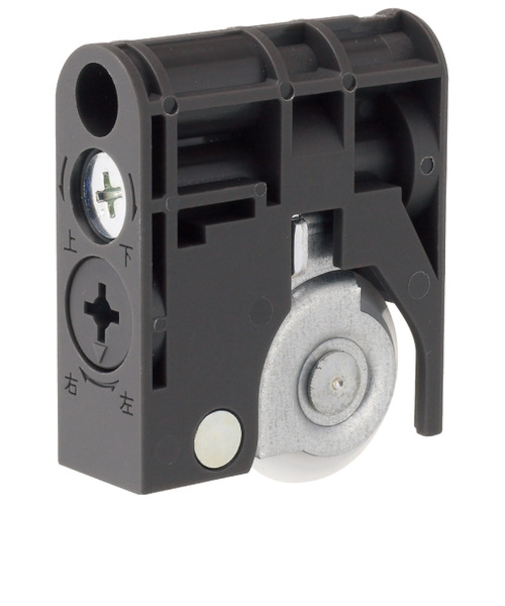 ベスト　二次元調整戸車　V型　アンバー