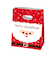 【クリスマス】　包む　小判抜き角底BAG　ハッピーサンタ　CU009　5枚入