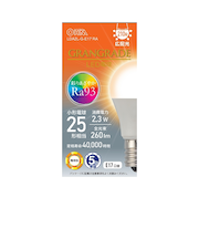 オーム電機（OHM）　LED電球小形E17　25形相当　電球色　LDA2L-G-E17　RA
