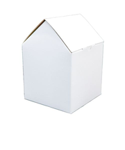 【クリスマス】　包む　ハウス型BOX150　TB025　1枚入