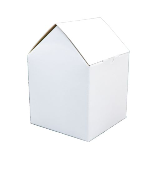 【クリスマス】　包む　ハウス型BOX150　TB025　1枚入