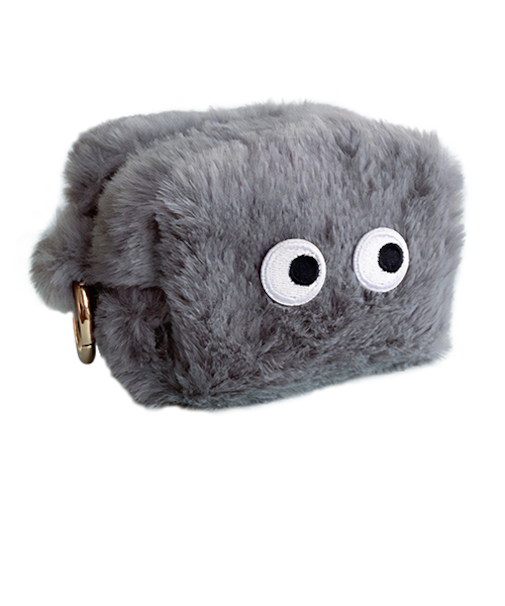 アートプリントジャパン　プリルミニポーチ　グレー