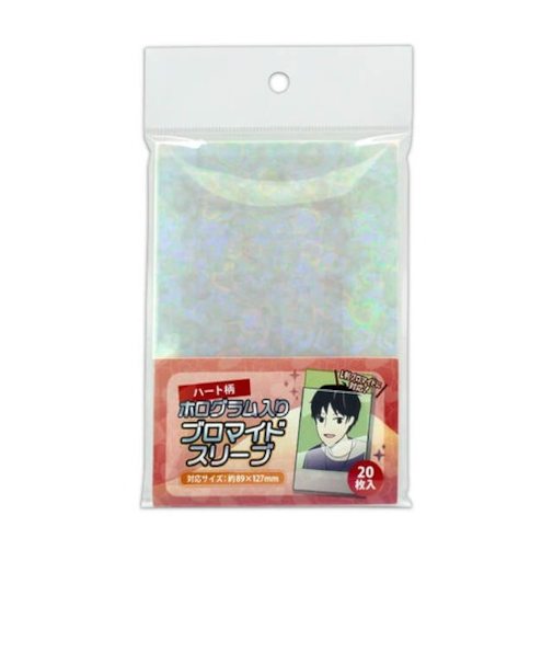 コアデ（coade）　ブロマイドホロスリーブ　CONC-CO295　ハート柄