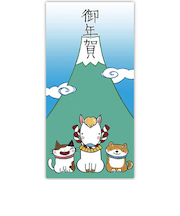シイング　年賀長ぽち袋　御年賀馬　3枚入