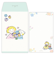 ホールマーク（Hallmark）　メモ付きポチ袋　仲良しともだち　はるちゃんとふうくん　お花