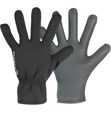 ネオワークギア（Neo　WORKGEAR）　防風防寒ネオプレーングローブ　L　0401　ブラック