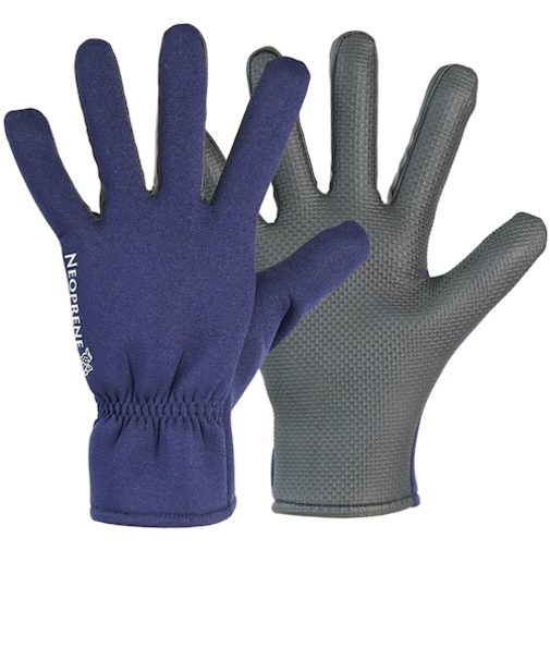 ネオワークギア（Neo　WORKGEAR）　防風防寒ネオプレーングローブ　L　0401　ネイビー