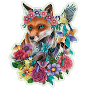 【お買い得】 ラベンスバーガージャパン ウッドパズル カラフル・フォックス 150ピース