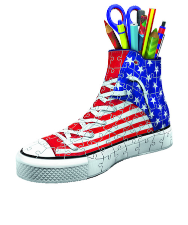 【お買い得】　ラベンスバーガージャパン　3Dパズル　スニーカー　アメリカンスタイル　108ピース