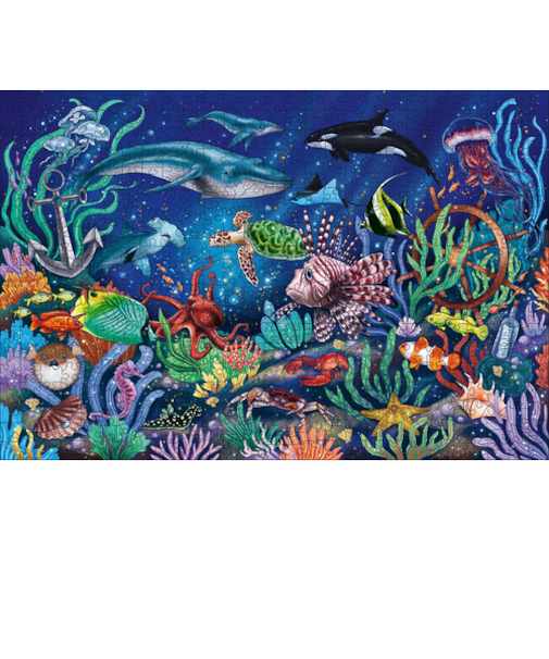 【お買い得】　ラベンスバーガージャパン　ウッドパズル　アンダー・ザ・シー　505ピース