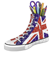 【お買い得】 ラベンスバーガージャパン 3Dパズル スニーカー ユニオンジャック 108ピース