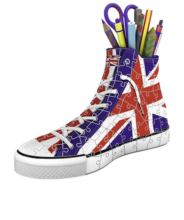 【お買い得】　ラベンスバーガージャパン　3Dパズル　スニーカー　ユニオンジャック　108ピース