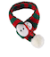 【クリスマス】　LARVA66　小中型犬猫用　クリスマスマフラー　45cm　赤×緑