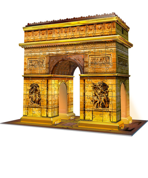 【お買い得】　ラベンスバーガージャパン　3Dパズル　凱旋門　ナイトエディション　216ピース