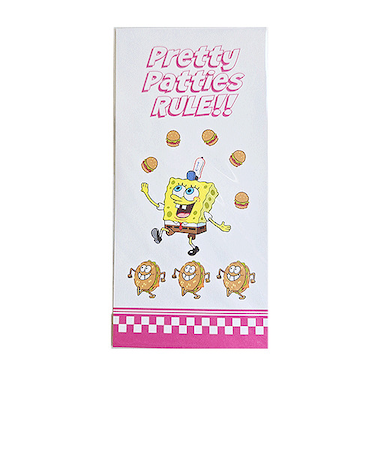 S＆C　ポチ袋　スポンジボブ　M　カーニバーガー　3枚入り