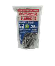 八幡ねじ（YAHATA）　ゼロステンピアスビス　なべ　4×25