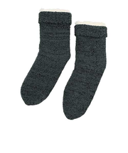 コアブルー（COREBLUE）　毛布みたいに温かい靴下　ブラック