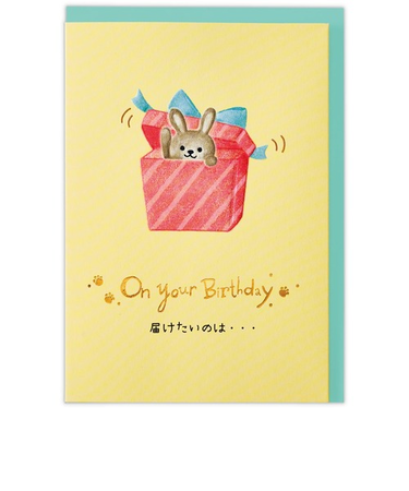 ホールマーク（Hallmark）　グリーティングカード　誕生お祝い　立体　844196　プレゼントボックスから