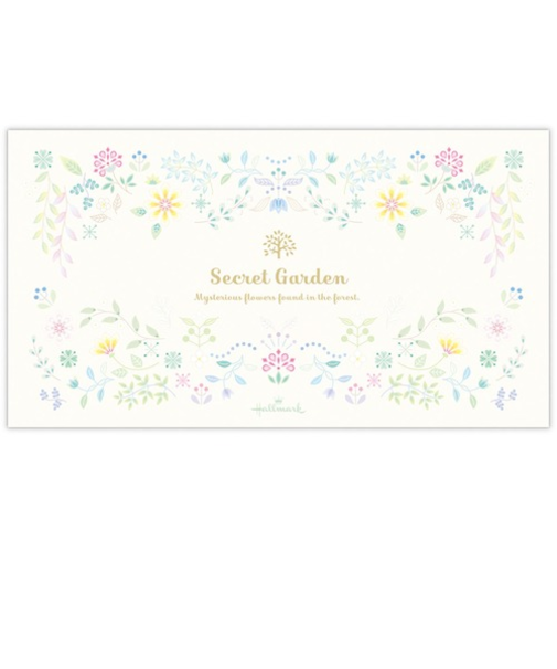 ホールマーク（Hallmark）　一筆箋　831721　シークレットガーデン
