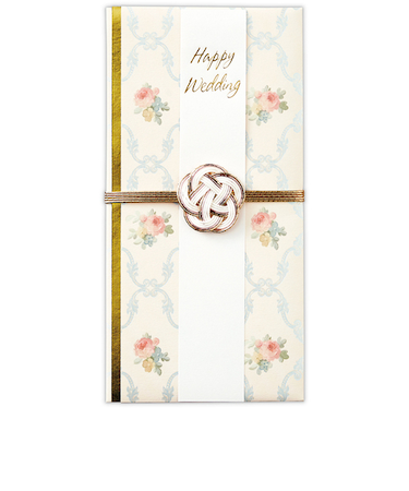 ホールマーク（Hallmark）　祝儀袋　御結婚御祝　多当　寿　スリムタイプ　832001　クリームローズ