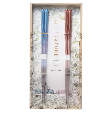 イシダ　桐箱箸置付夫婦箸　ブリーズ