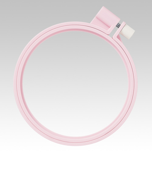 クロバー（Clover）　カラフル刺しゅう枠　10cm　57－259　ピンク