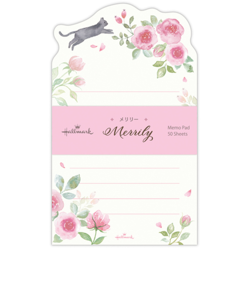 ホールマーク（Hallmark）　メリリー　ダイカットメモパッド　844820　ピンク