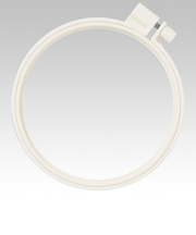 クロバー（Clover）　カラフル刺しゅう枠　12cm　57－262　アイボリー