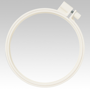 クロバー（Clover）　カラフル刺しゅう枠　12cm　57－262　アイボリー