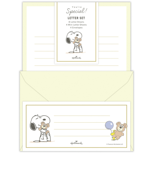 ホールマーク（Hallmark）　レターセット　You're　Special!　セット　スヌーピー　834418　スヌーピー×テディベア
