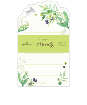 ホールマーク（Hallmark）　メリリー　ダイカットメモパッド　844851　グリーン