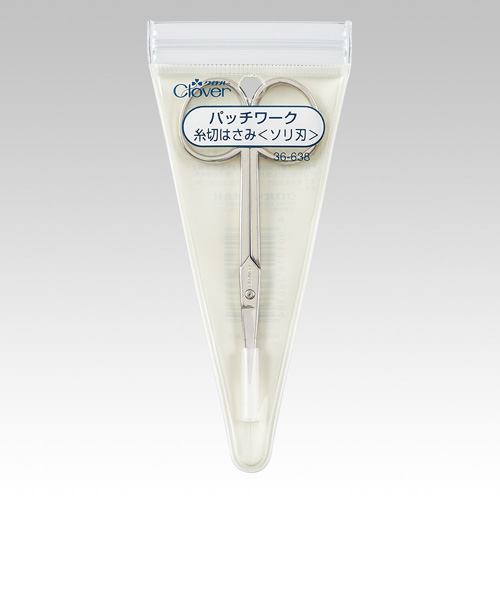 クロバー（Clover） パッチワーク糸切はさみ ソリ刃 9cm 36－638