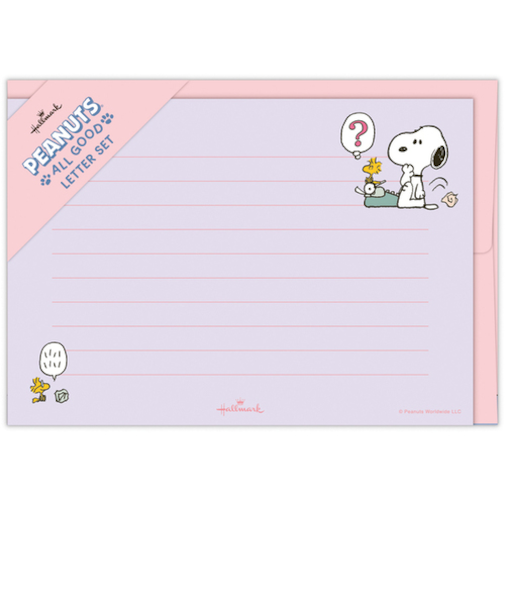 ホールマーク（Hallmark）　レターセット　Peanuts　All　Good　スヌーピー　841256　THINK_悩む