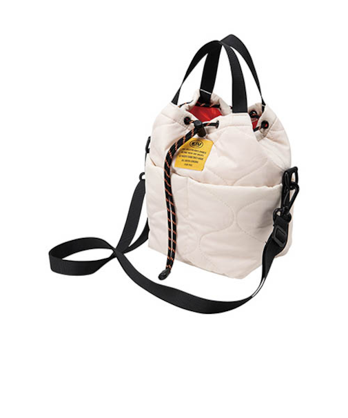 KiU（キウ）　パデットポケッタフルミニバッグ　K384－967　アイボリー