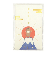 ゼットアンドケイ（Z＆K）　年賀ぽち袋　午と富士　3枚入