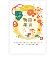 【年賀用品】 古川紙工 年賀はがき 和-Life 3枚入