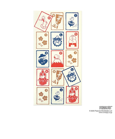 フロンティア　スヌーピー　伊予和紙ぽち袋　大　かるた