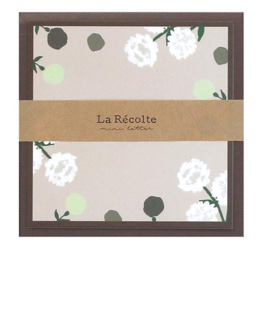 ラボクリップ（LABCLIP）　ラ・レコルト　ミニレター　ブラウン