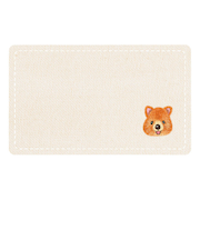 リュリュ 刺繍メッセージカード SMC03 ワラビー