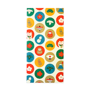 フロンティア ふわり 年賀ぽち袋 大 万福 3枚入