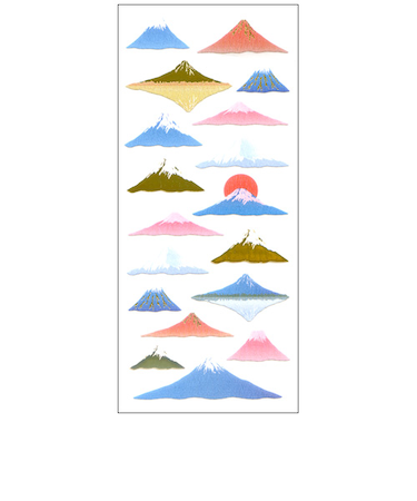 オクヤマ　和風シール　JP328　富士山