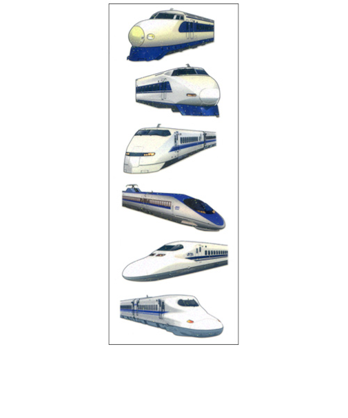 オクヤマ　ラメ入りシール　NR503　東海道山陽新幹線