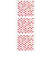 オクヤマ　プリズムシール　PH451　ミニ4色ハート